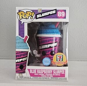 New In Box- Funko Pop! 7-11 Blue Rasberry Slurpee Figure- Glitter Exclusive-#89